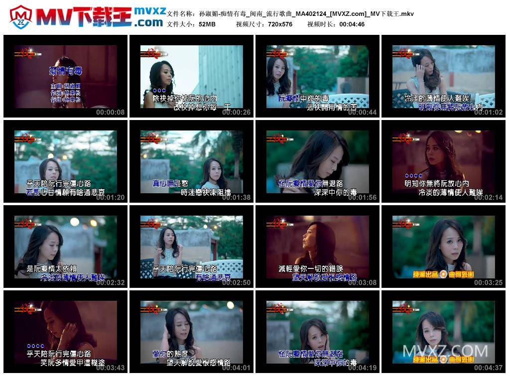 孙淑媚-痴情有毒_闽南_流行歌曲_MA402124